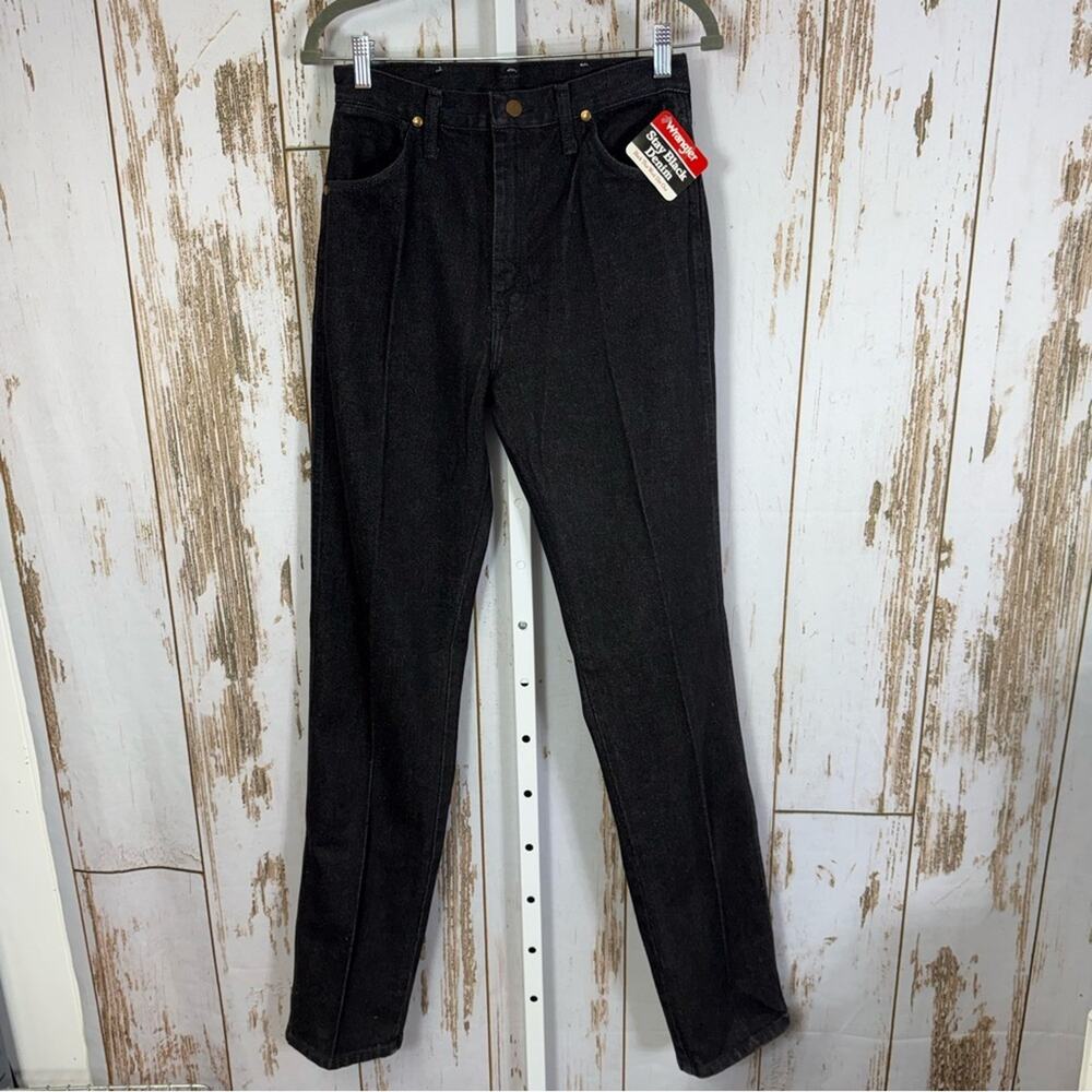 Vintage Wrangler Jeans Cowboy Cut 13MBKG 11x36 29" Waist. USA Made High Waist
